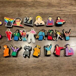 Lot of 21 Croc Charms Jibbitz Bundle -, Harry Styles